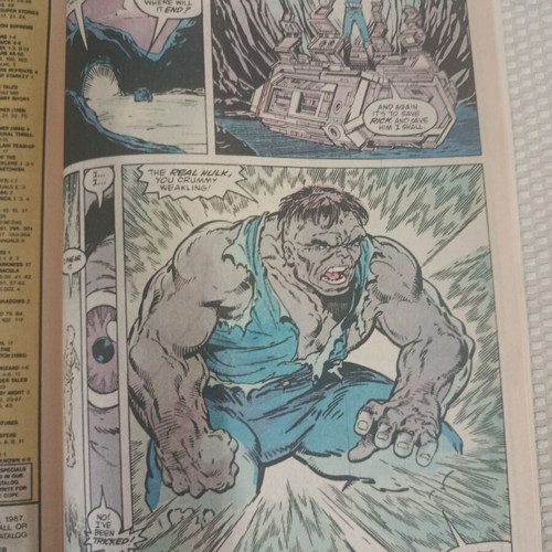 The Incredible Hulk #331 comic book used, 1987 Marvel