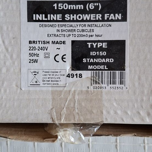 Manrose ID150 fan
