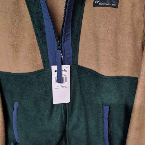 Columbia fleece jacket new, medium size