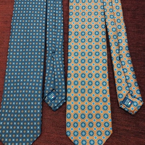 Sera Fine Silk Ties set of 2 made in Italy like new