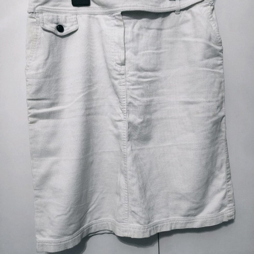 Mango white corduroy skirt 44n in excellent condition