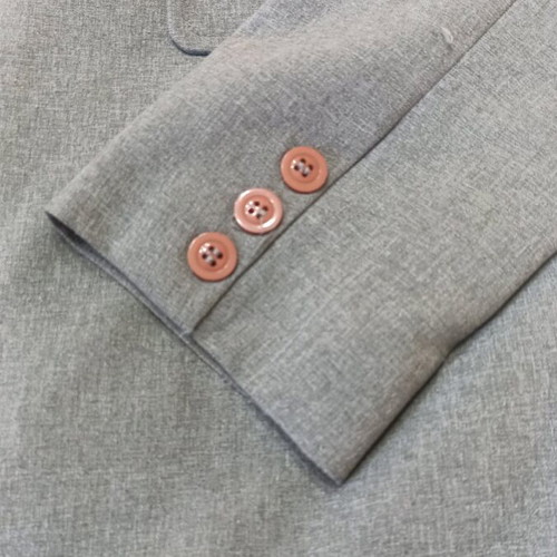 Women's long grey jacket size small with lining like new