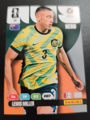 Panini FIFA World Cup 2026 Adrenalynxl card Lewis Miller 39 new