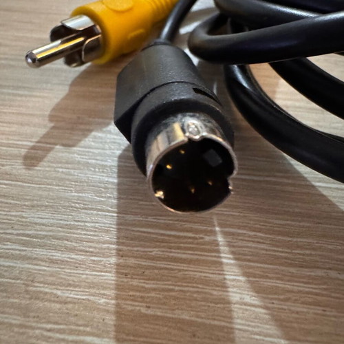 S-Video cable 7pin to S-Video 4pin & RCA male new