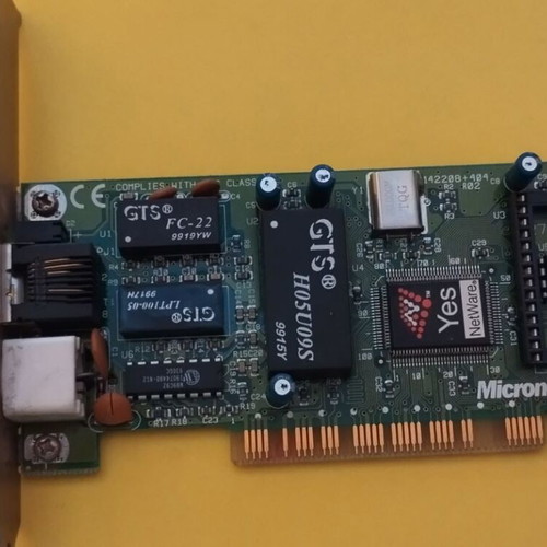 Micronet network card used vintage