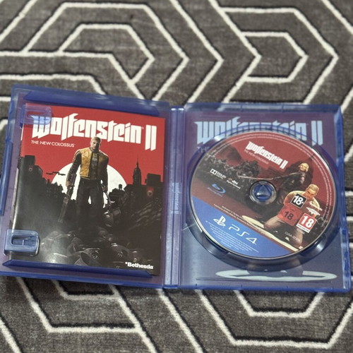 Wolfenstein 2 PS4 game in excellent condition