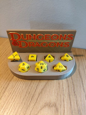 DnD βάση ζαριών καινούργιο προϊόν 3d εκτύπωσης
