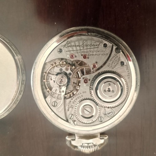 Illinois Bunn Special 60h type I used railroad pocket watch