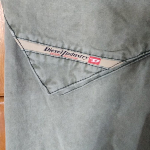 Diesel Cargo Pants like new, low rise, green