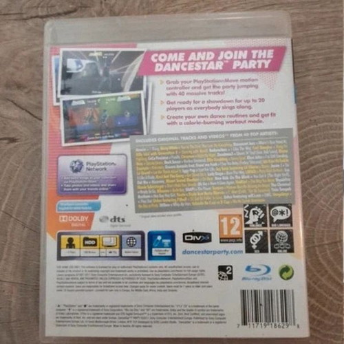 DanceStar Party PS3 game, PlayStation Move required