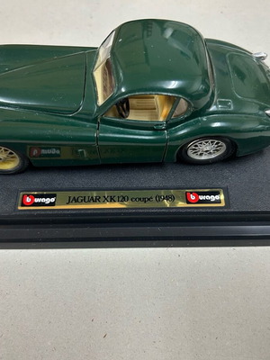 Burago Jaguar XK120 Coupe 1948 μεταχειρισμένη μινιατούρα 1:24 με κουτί