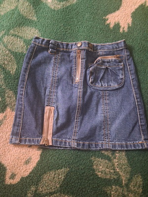 Zara φούστα μεταχειρισμένη για 5 ετών, μπλε και μπεζ