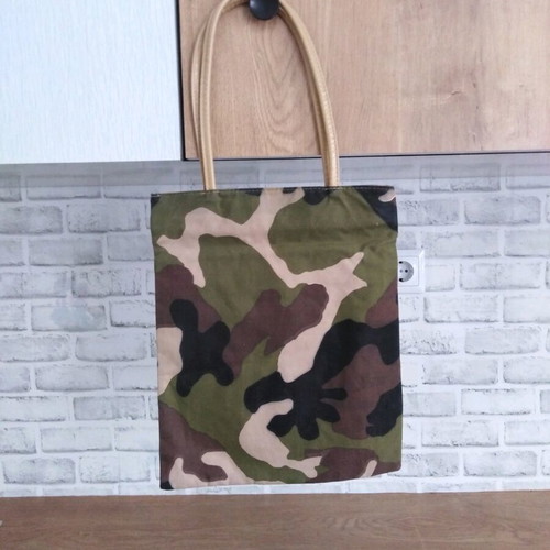 A.L.E. camouflage shoulder bag new, beige and green