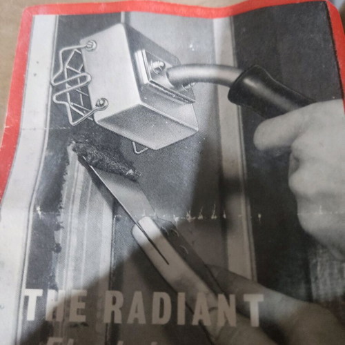 Vintage electric paint stripper used with box and manual