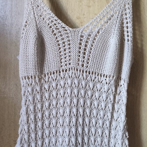 Beach dress, beige, new