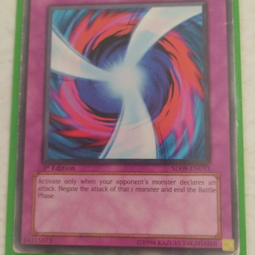 Negate Attack Yu-Gi-Oh card like new