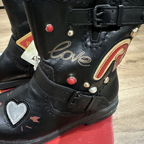 Replay children's leather boots size 35, new
