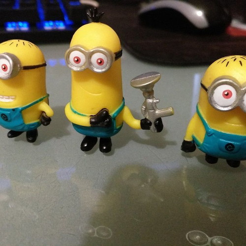 Φιγούρες Minions σετ 10, σαν καινούργιο, 3-4 εκ.