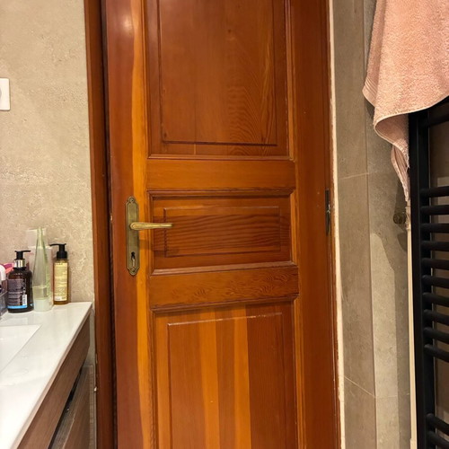 Oregon doors used, 3 interior and 1 entrance