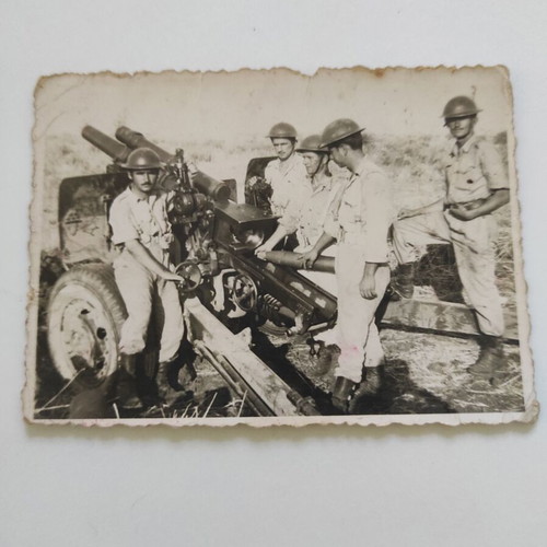 8 vintage military photos 1940-50 with Greek soldiers and vehicles