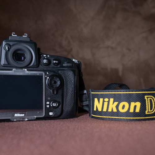 Nikon D800 DSLR camera used, Full Frame 36.3MP, professional quality