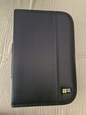 CD case with zipper, 92 slots