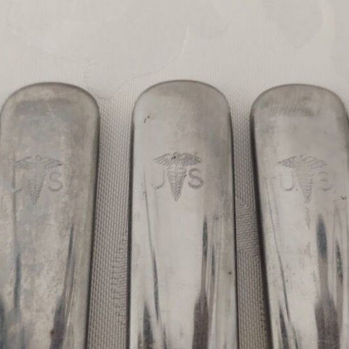 Medical Corps Officer Knives used, set of 5, stainless steel
