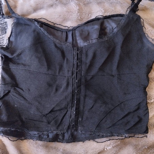 Hype black bustier size small like new