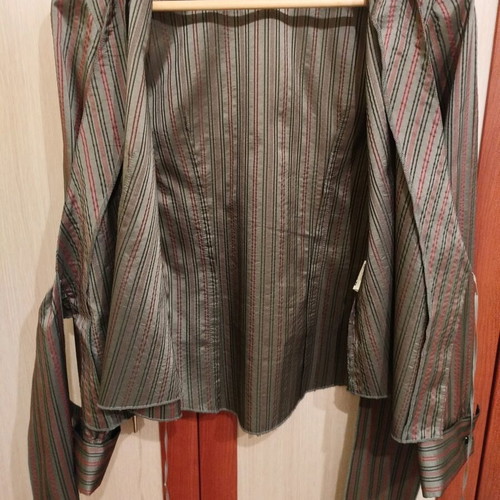Bill Cost women's shirt used, black and gray, size S