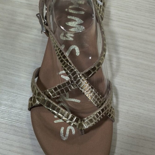 Oh My Sandals women's gold platform sandals new