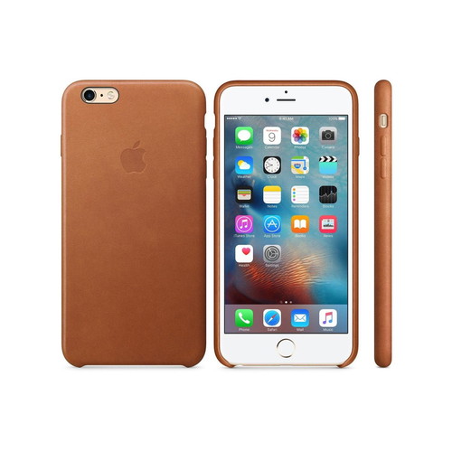 Apple leather case iPhone 6s Plus / 6 Plus Saddle Brown new