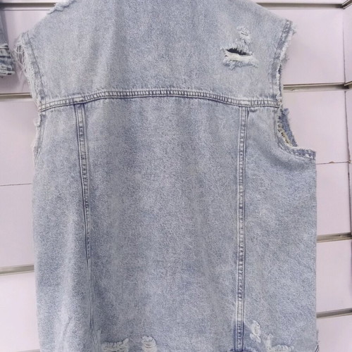 Women's denim vest new, stonewashed, sizes S M L, comfortable fit