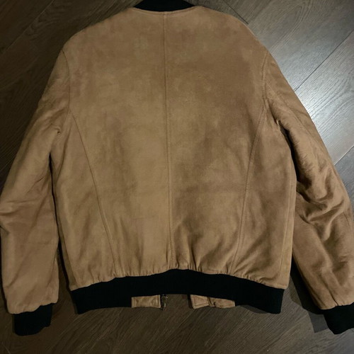 Assos men's brown jacket with black cuffs like new, size M
