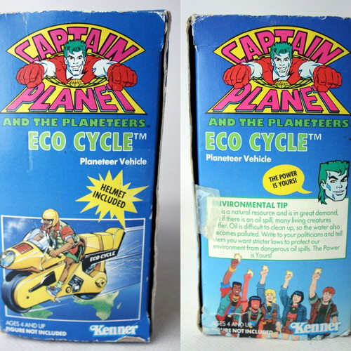 Captain Planet Eco Cycle Planeteer Vehicle Kenner New 1991 Vintage