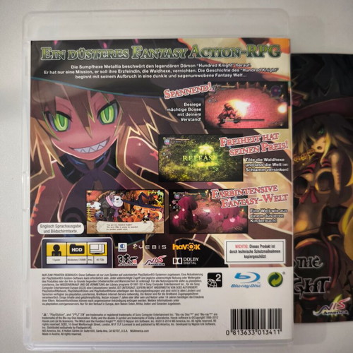 The Witch and the Hundred Knight PS3 game