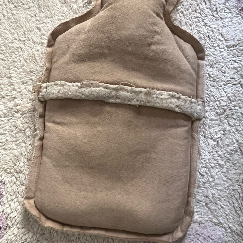 Primark hot water bottle used with fabric cover