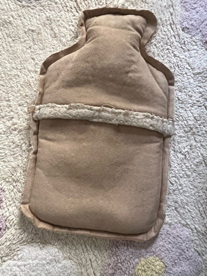 Primark hot water bottle used with fabric cover