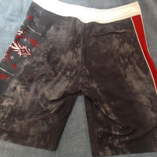Affliction shorts used, size 32