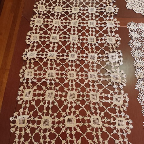 Handmade knitted set like new