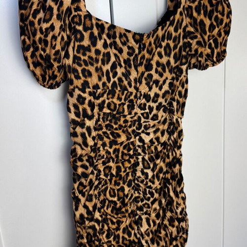 animal print mini dress zara Leopard Mini Dress by Zara