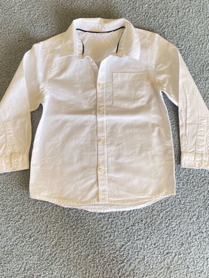 H&M White Shirt for Boys 4-5 Years Like New, Size 110 cm