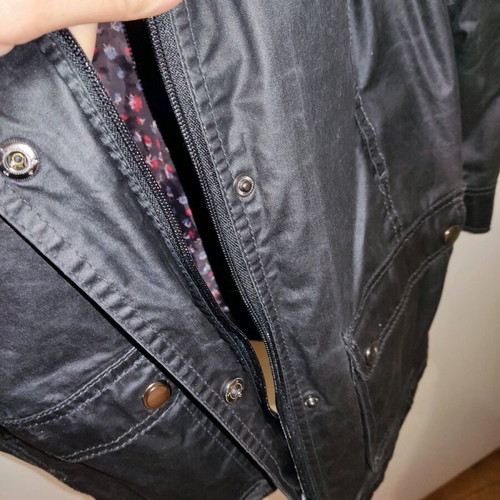 Women's biker jacket XL 46/48 used, black