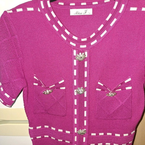 Knit midi pencil dress pink like new
