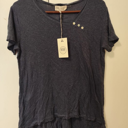 Bsb Jeans Oversized μπλούζα small καινούργια, 50% λινό 50% βισκόζη