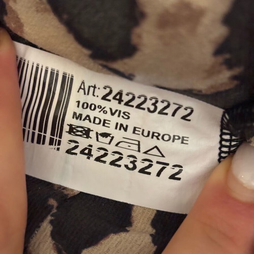 Ψιλόμεση παντελόνα Animal Print σαν καινούργια, μέγεθος M