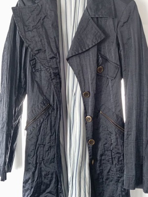 Women's autumn coat used, size S, blue