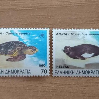 Rare and Endangered Animals of Greece Stamp Set 1990 MNH