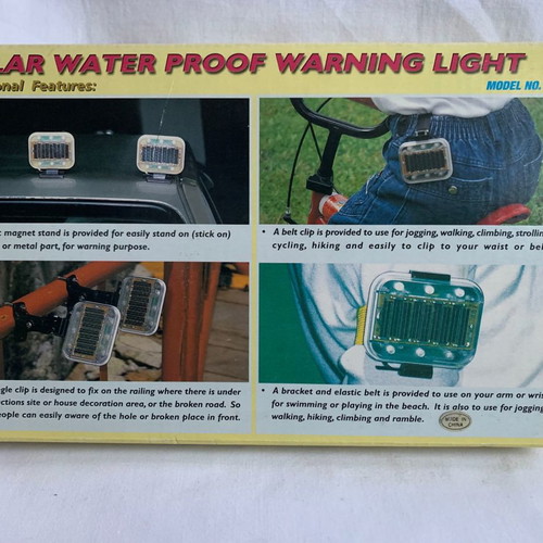 Solar waterproof warning light new