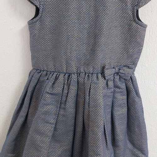 Esprit dress blue royal with gold, like new, for 3-year-old girl