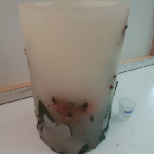 Wax tealight candle holder new, large